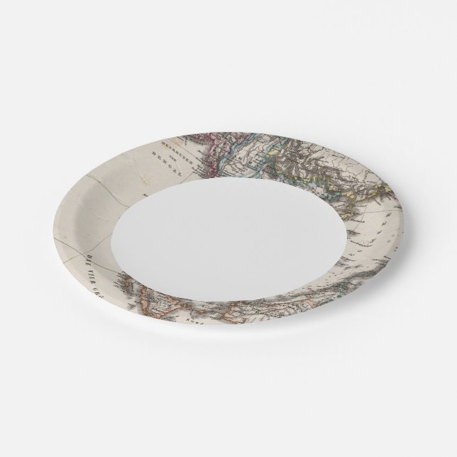 East India Paper Plate (Angled)