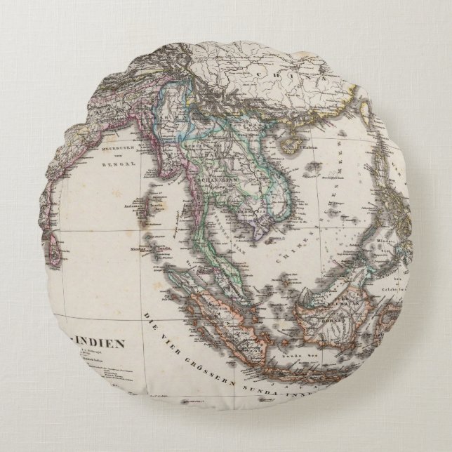 East India Round Cushion (Front)