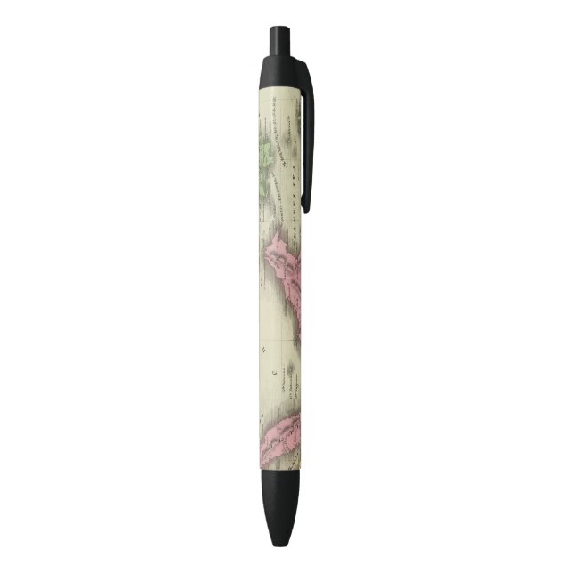 East Indian Isles Black Ink Pen (Bottom (Vertical))