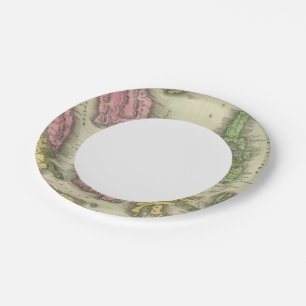 East Indian Isles Paper Plate