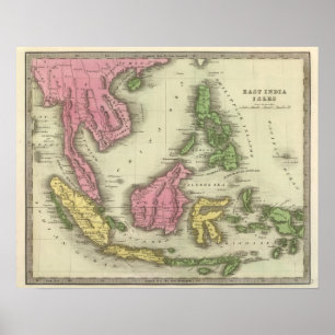 East Indian Isles Poster