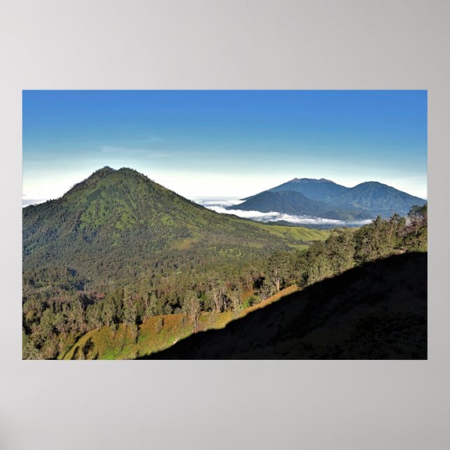 East Java Volcanoes Poster (Front)