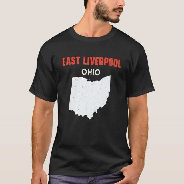 East Liverpool Ohio USA State America Travel Ohioa T-Shirt (Front)