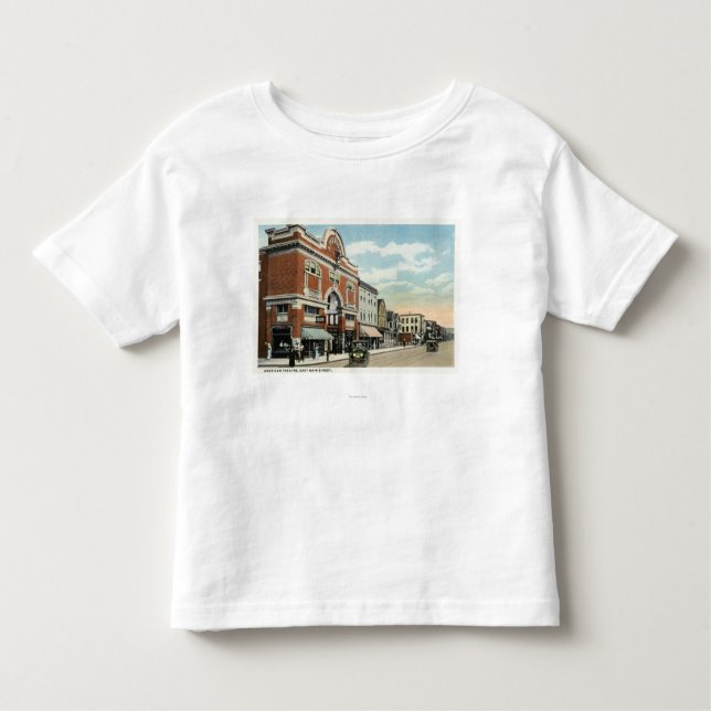 East Main Street View of the American Theatre Toddler T-Shirt (Front)