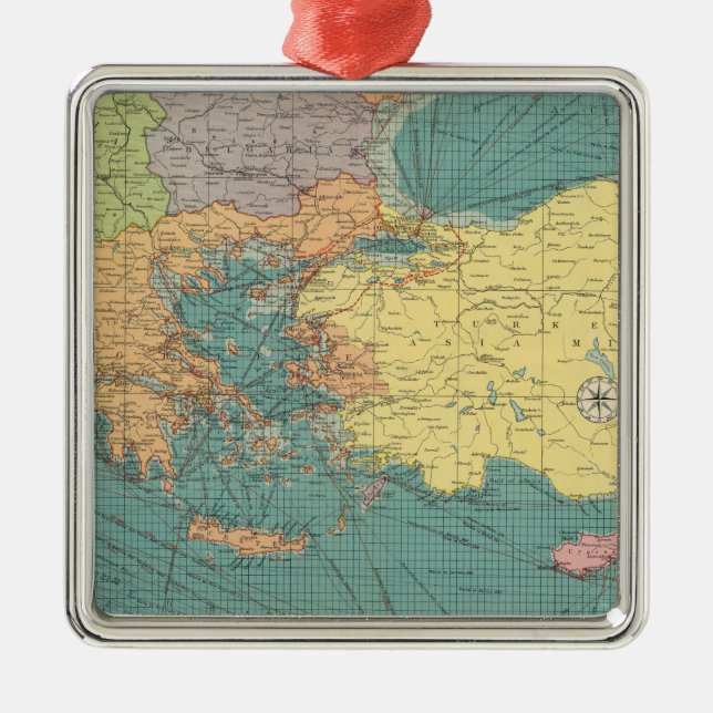 East Mediterranean Metal Ornament (Front)