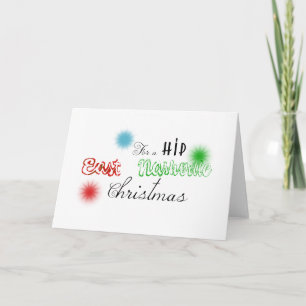 East Nashville Customised Christmas Decal Holiday Card
