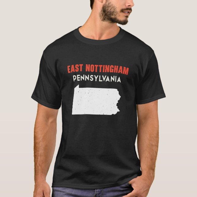 East Nottingham Pennsylvania USA State America Tra T-Shirt (Front)