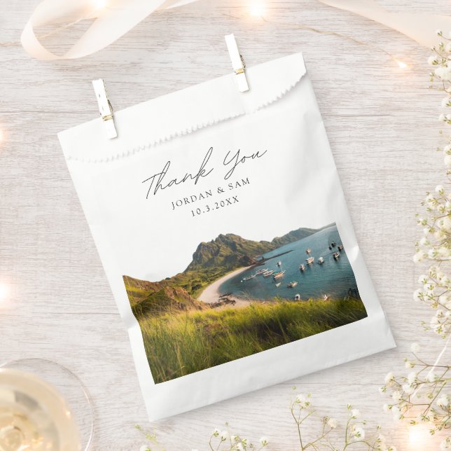 East Nusa Tenggara Wedding Favour Photo Thank You Bag (Clipped)