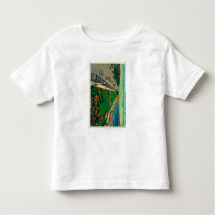 East Ocean Avenue and BeachLong Beach, CA Toddler T-Shirt