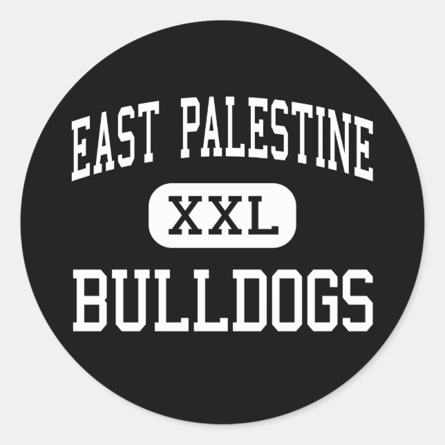 East Palestine - Bulldogs - High - East Palestine Classic Round Sticker (Front)