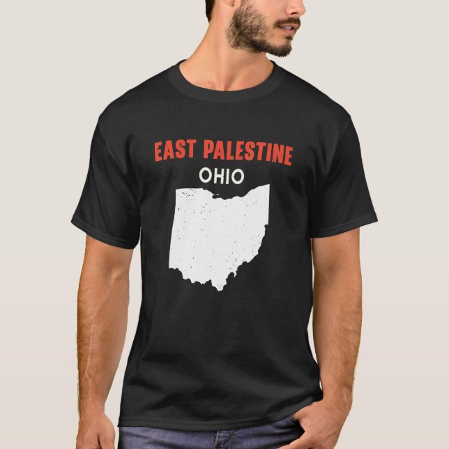 East Palestine Ohio USA State America Travel Ohioa T-Shirt (Front)