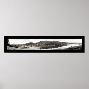 East Pittsford VT Dam Photo 1913 Poster