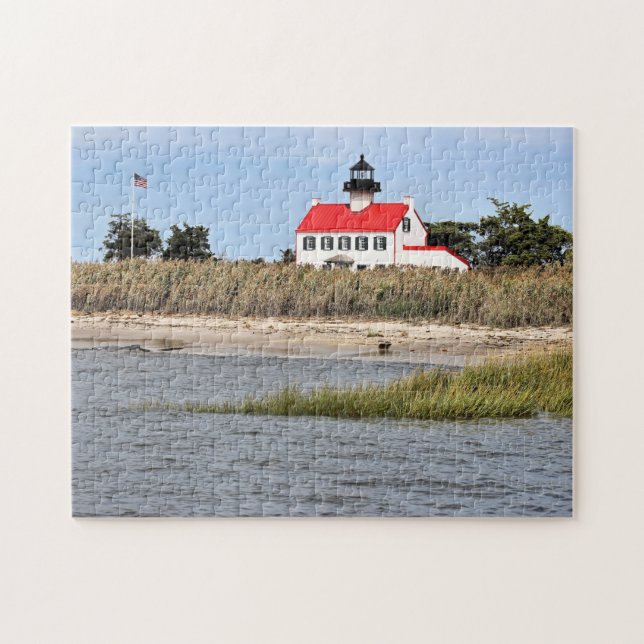 East Point Lighthouse, New Jersey Jigsaw Puzzle (Horizontal)