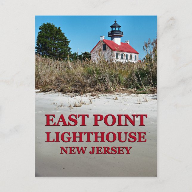 East Point Lighthouse, New Jersey Postcard (Front)