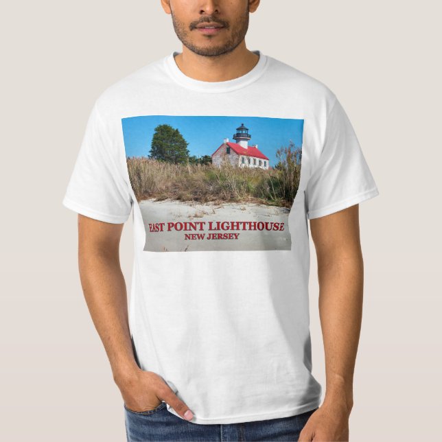 East Point Lighthouse, New Jersey T-Shirt (Front)