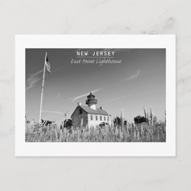 East Point Lighthouse. Postcard (Front)