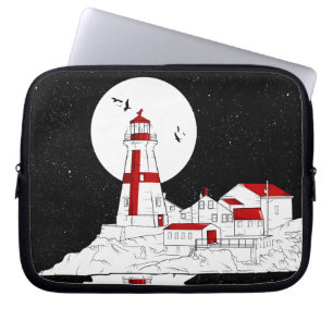 East Quoddy Head Lighthouse flat Laptop Sleeve