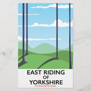 East Riding of Yorkshire travel poster Stationery