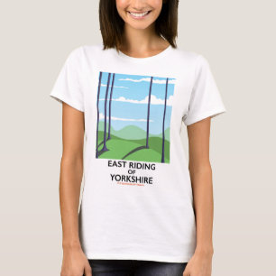 East Riding of Yorkshire travel poster T-Shirt