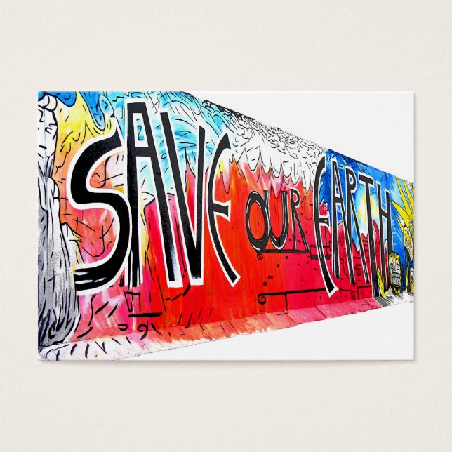 East Side Gallery, Berlin Wall, Save Our Earth (2) (Front)