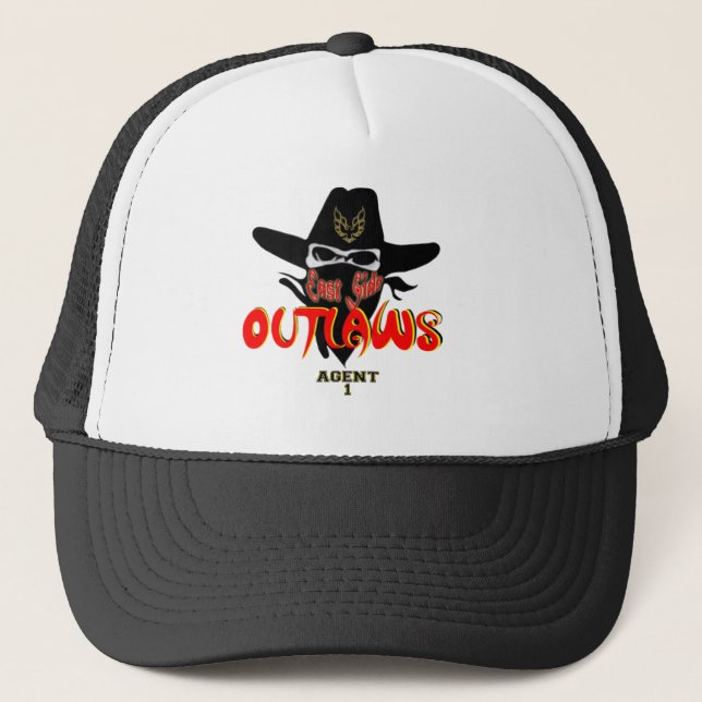 East Side OUTLAWS Collection Trucker Hat (Front)