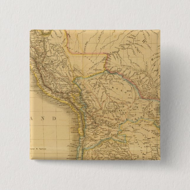 EaSt. South America 15 Cm Square Badge (Front)