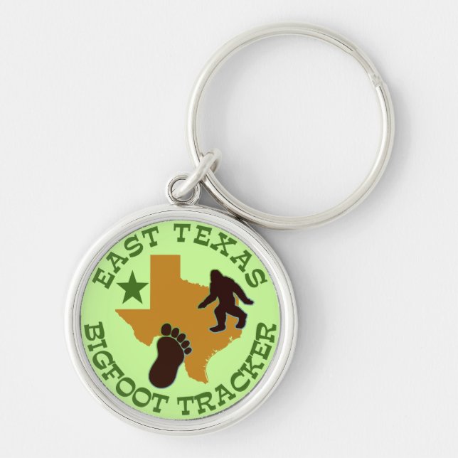 East Texas Bigfoot Tracker Key Ring (Front)