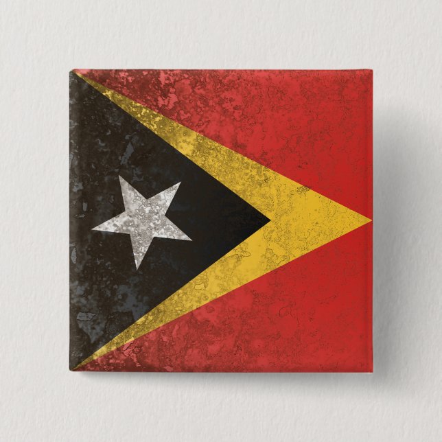 East Timor 15 Cm Square Badge (Front)