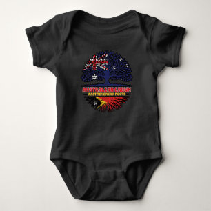 East Timor East Timorean Australian Australia Tree Baby Bodysuit