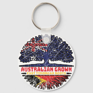 East Timor East Timorean Australian Australia Tree Key Ring