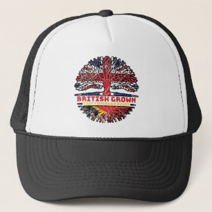 East Timor East Timorean British UK Tree Roots Trucker Hat