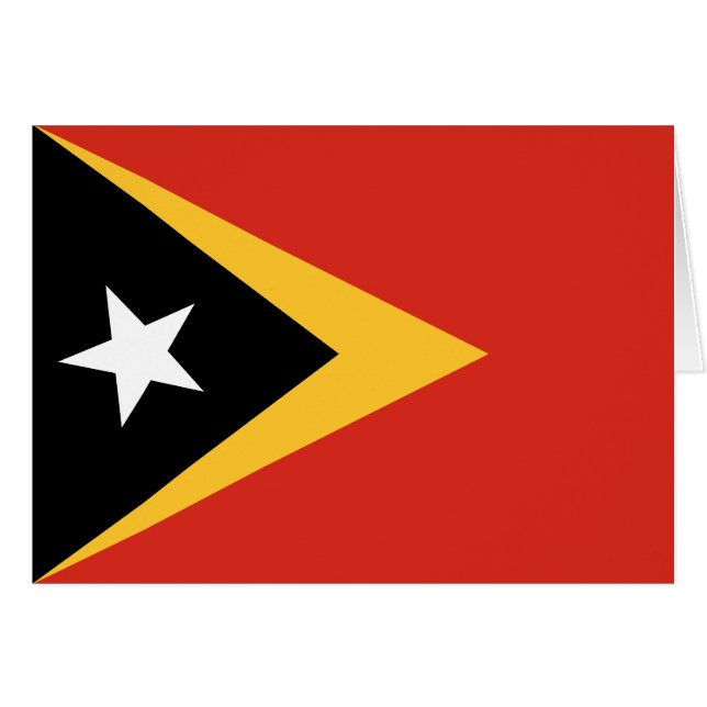East Timor Flag (Front Horizontal)