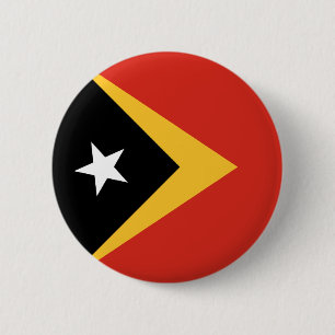 East Timor Flag 6 Cm Round Badge