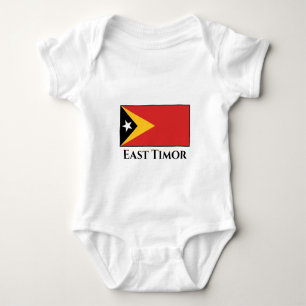 East Timor Flag Baby Bodysuit