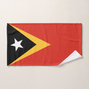 East Timor Flag Bath Towel Set