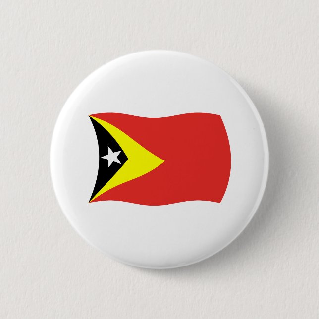 East Timor Flag Button (Front)