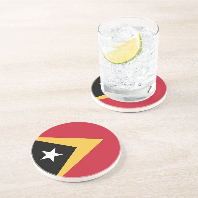 East Timor flag Coaster (Side)