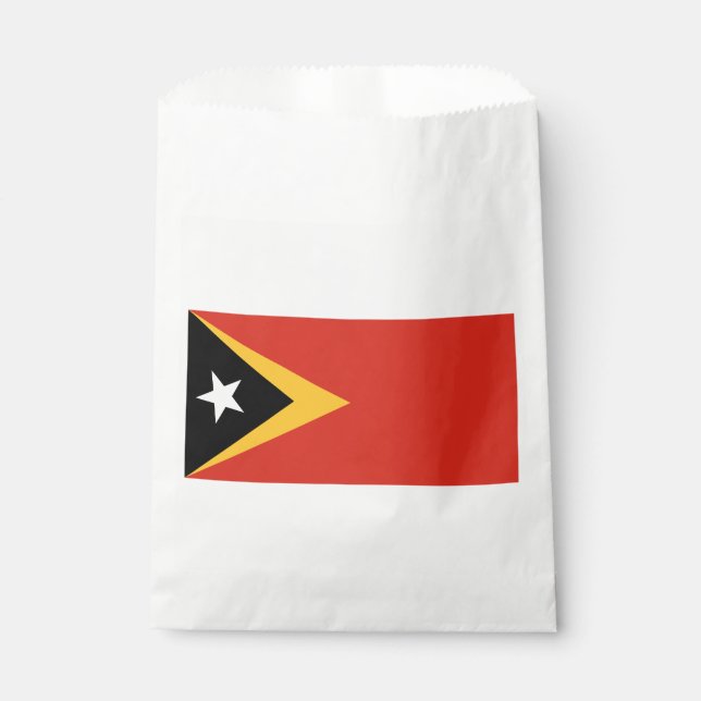 East Timor Flag Favour Bag (Front)