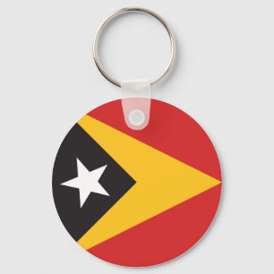 East Timor Flag Key Ring