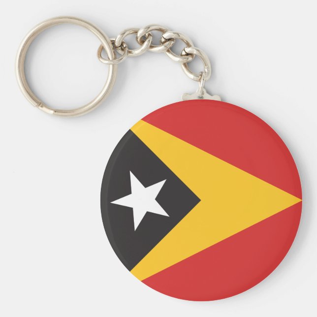 East Timor Flag Key Ring (Front)