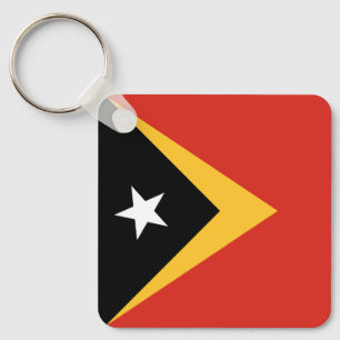 East Timor Flag Key Ring