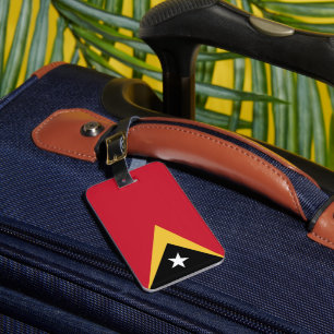 East Timor flag Luggage Tag