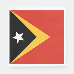 East Timor Flag Napkin