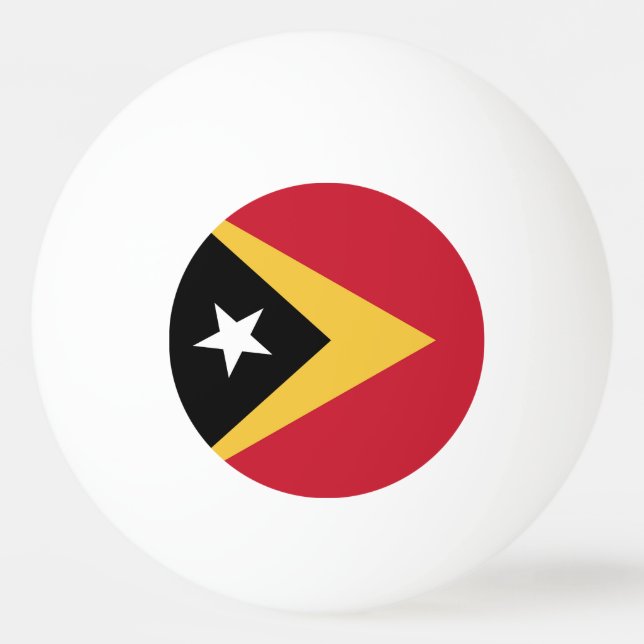 East Timor flag Ping Pong Ball (Front)