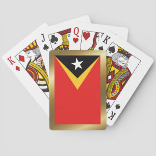 East Timor Flag Playing Cards
