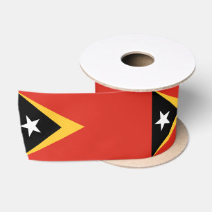 East Timor Flag Satin Ribbon