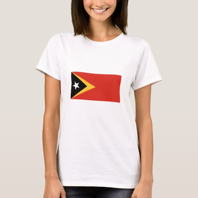 East Timor Flag T-Shirt (Front)