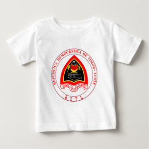 East  Timor Official Coat Of Arms Heraldry Symbol Baby T-Shirt