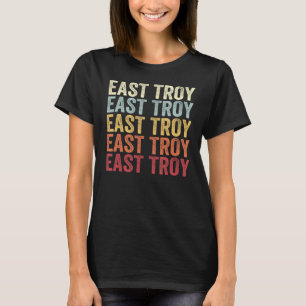 East Troy Wisconsin East Troy WI Retro Vintage Tex T-Shirt
