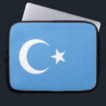 East Turkestan Uyghur Flag Laptop Sleeve<br><div class="desc">East Turkestan Uyghur Flag Neoprene 10-inch Laptop Sleeve</div>